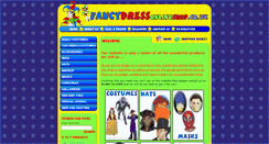 Desktop Screenshot of fancydressonlineshop.co.uk